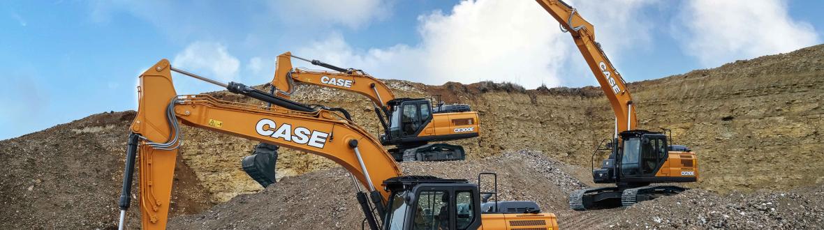 case e-serie rupsgraafmachines
