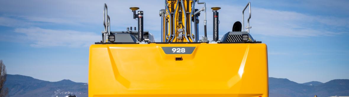 leica op Liebherr graafmachine 