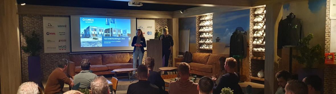 Alie Dijkstra en Reinie Boven, beurs van het Noorden