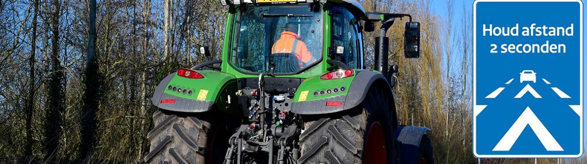 Houd 2 seconden afstand