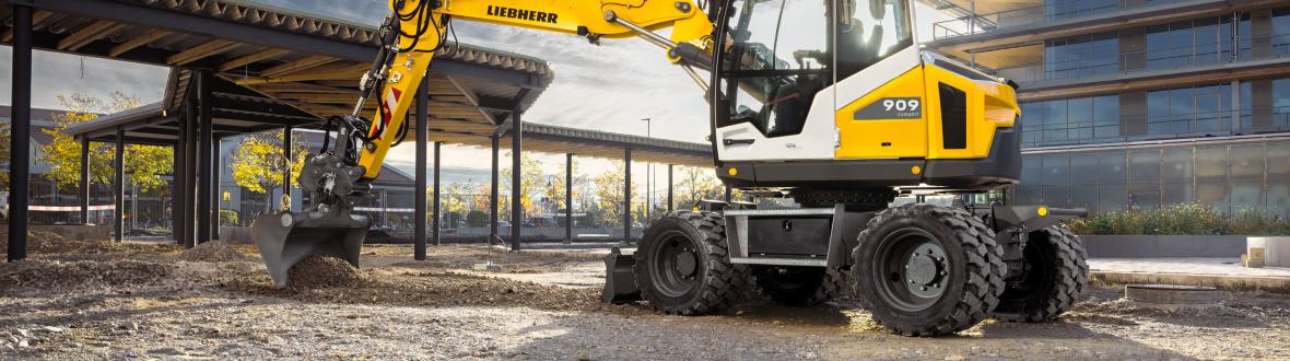 Liebeherr A909 mobiele graafmachine