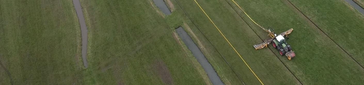 Header mest uitrijden, toepassen, sleepslang