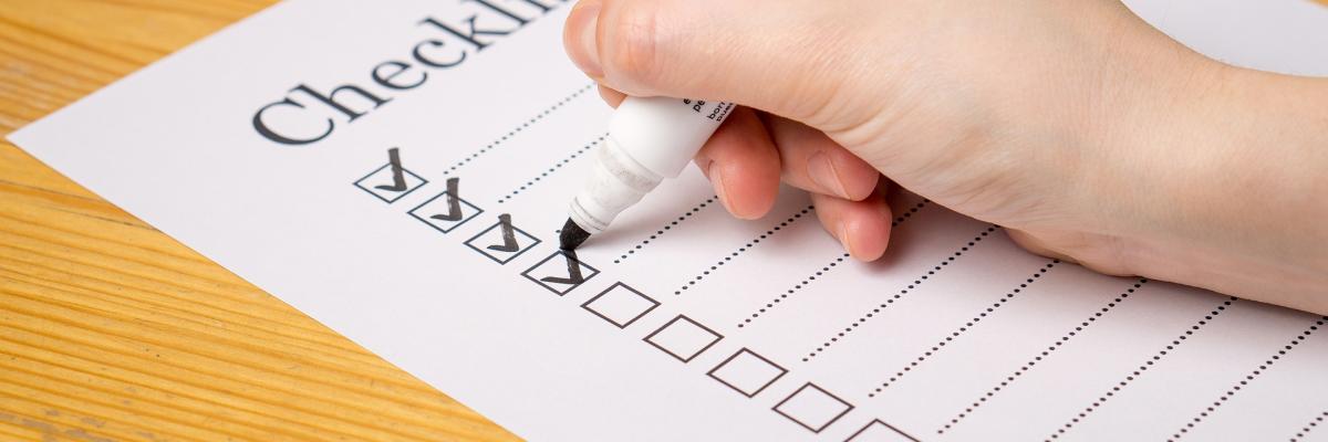 Checklist certificering