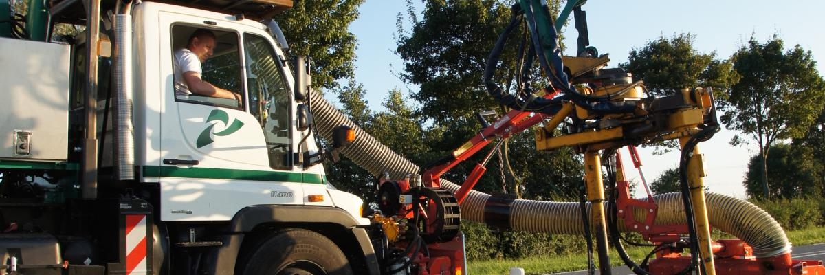 bermen en obstakels maaien