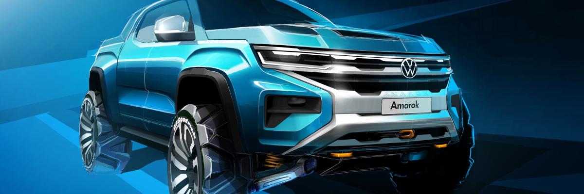 De nieuwe amarok is gebaseerd op de Ford-variant en wordt vanaf 2022 gebouwd in Zuid-Afrika.