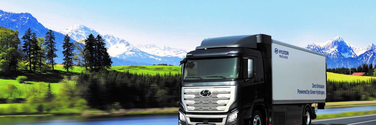 In Zwitserland zullen de komende vijf jaar 1600 Hyundai H2 Xcient-trucks worden geleverd