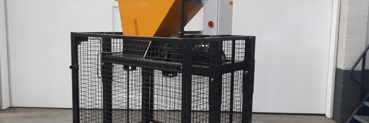 De door Gebr. Weststrate ontwikkelde Can Crusher 