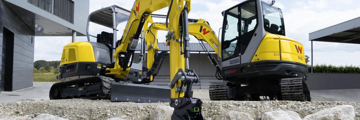 nieuwe Stage V Wacker Neuson graafmachines
