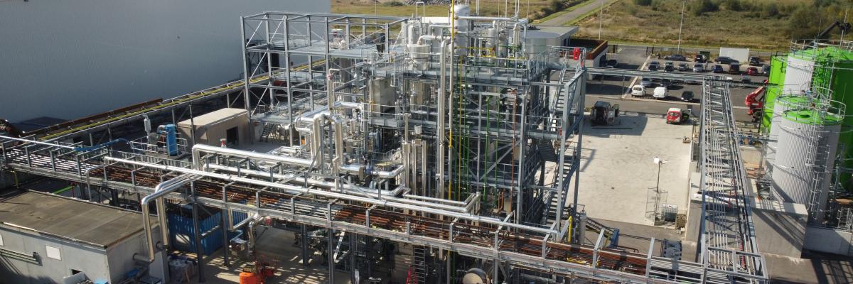 Fabriek Mourik voor verwerken afvalplastic tot olie