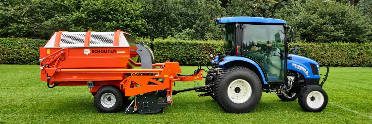 Extra compacte Schouten Maver maaizuigwagen