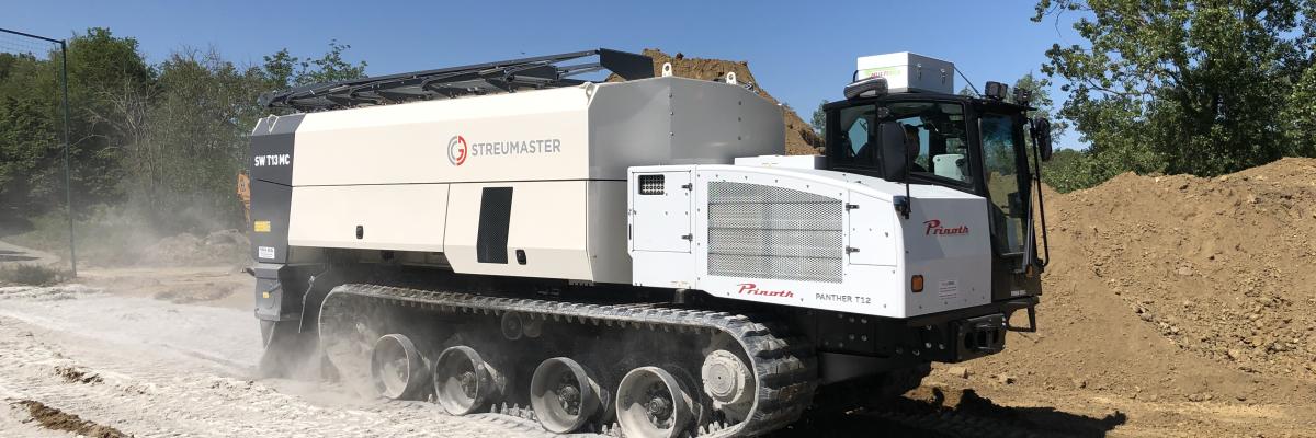 Prinoth Streumaster kalkstrooier 