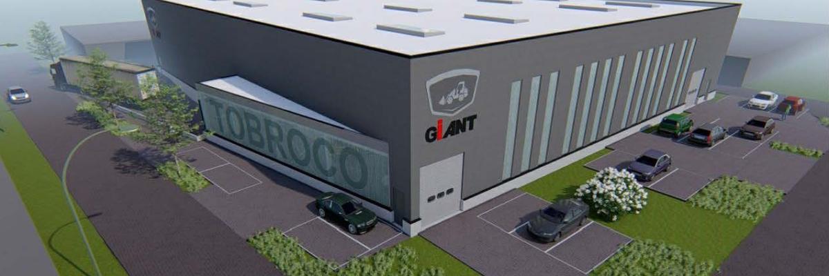 tobroco nieuwbouw opslaghal