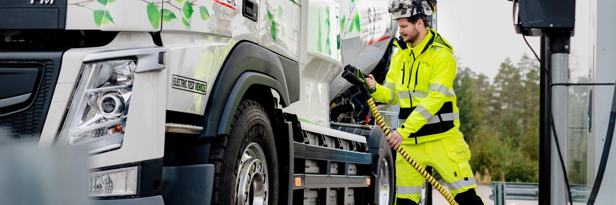Volvo Truck elektrisch opladen