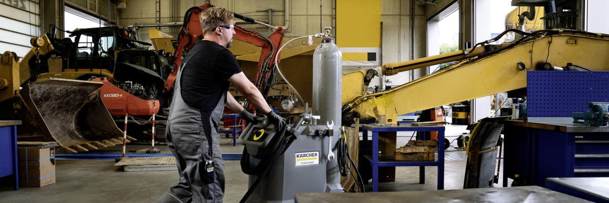 Karcher droogijs reinigen 