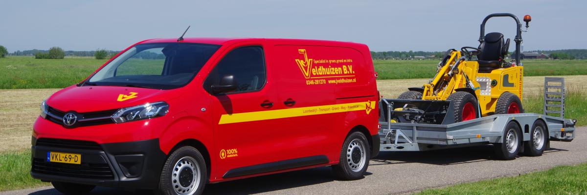 zero emissie transportcombinatie minishovel 