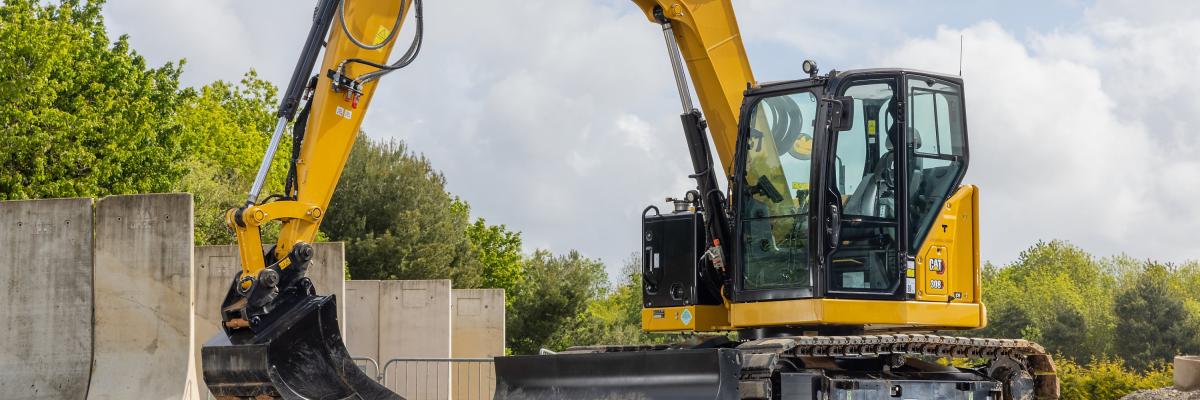 Cat 308 CR Fixed boom midigraafmachine