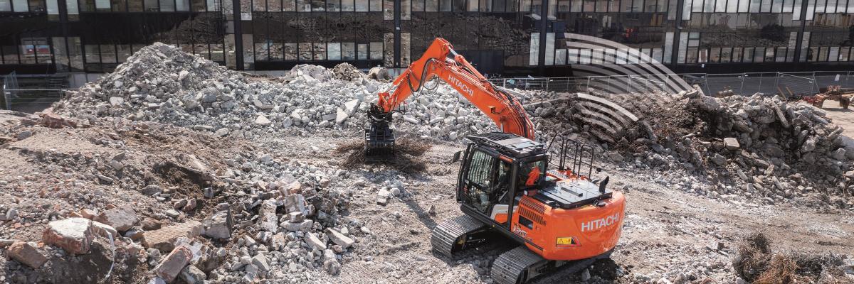 Hitachi ZX 130 LCN stage V graafmachine