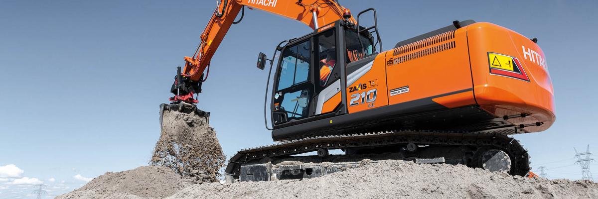 hitachi ZX 210 -7 rupsgraafmachine 