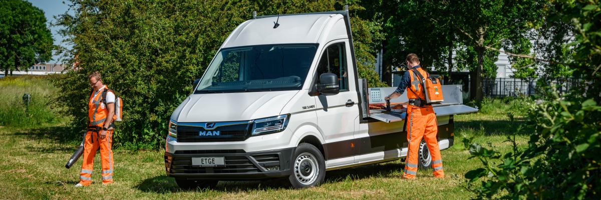 MAN eTGE elektrische bedrijfswagen