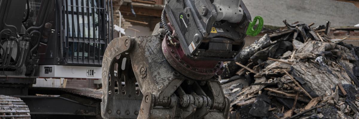Demarec met Steelwrist snelwissel 