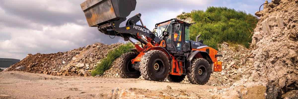 Hitachi ZW180 wiellader 