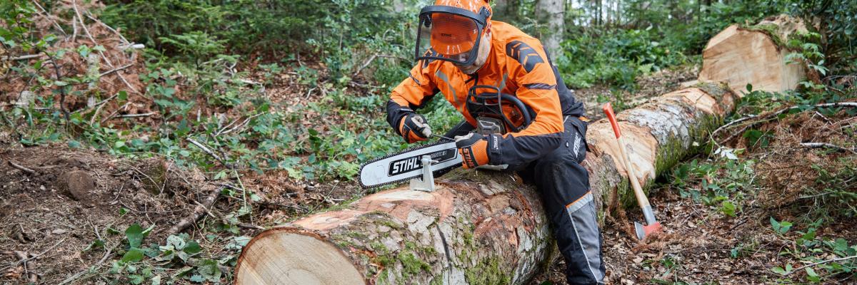 Stihl kettingzaag scherpen.