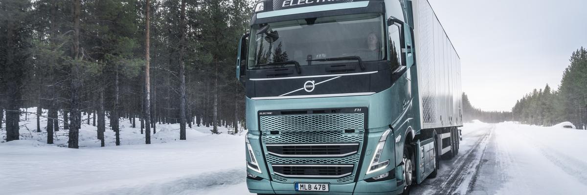 Volvo FH elektrische truck met Active Grip Control 