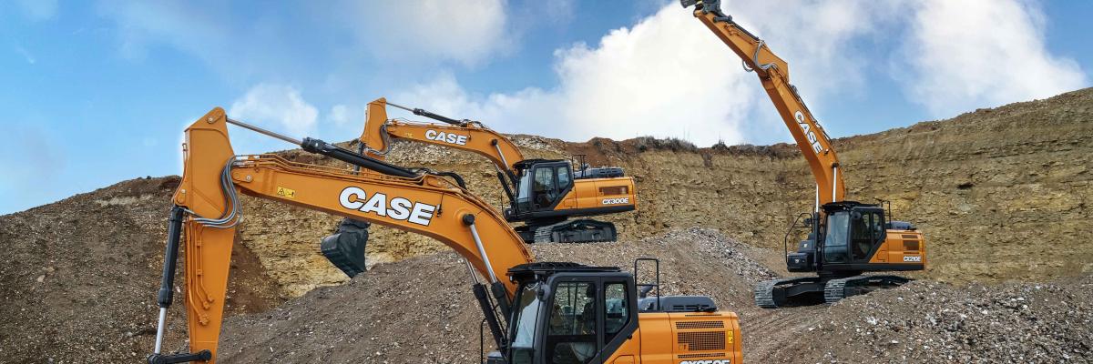 case e-serie rupsgraafmachines