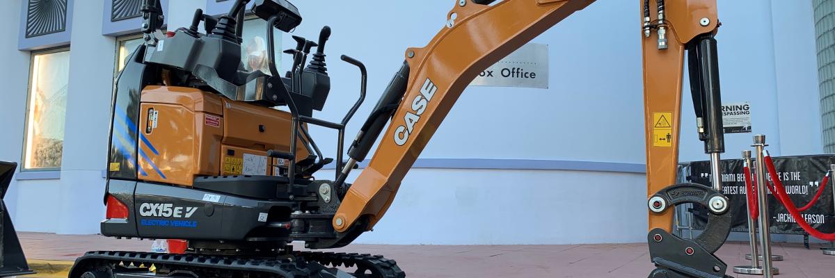 Case CX 15 elektrische minigraafmachine 