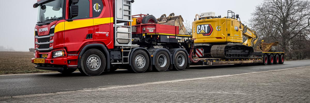scania 8x4 zwaartransport 