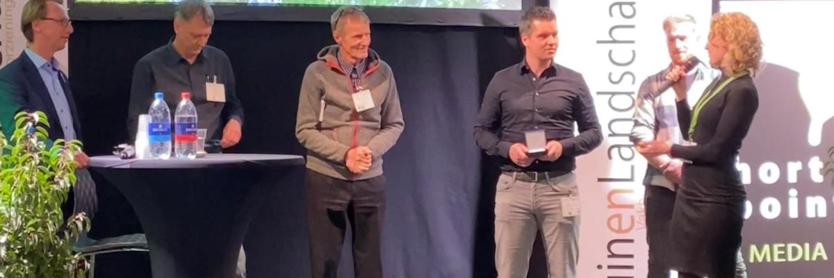 wim van breda ontvangt innovatie award voor MowHawk