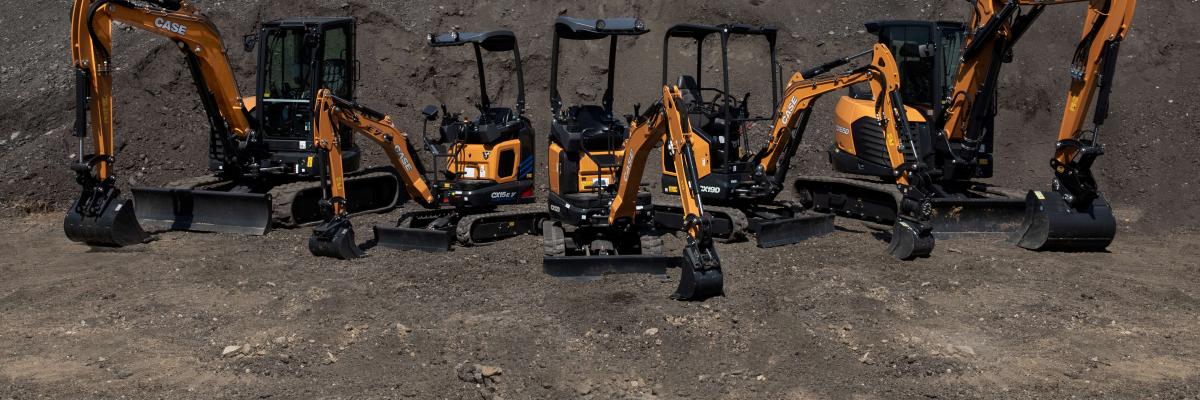 case D serie minigraafmachines