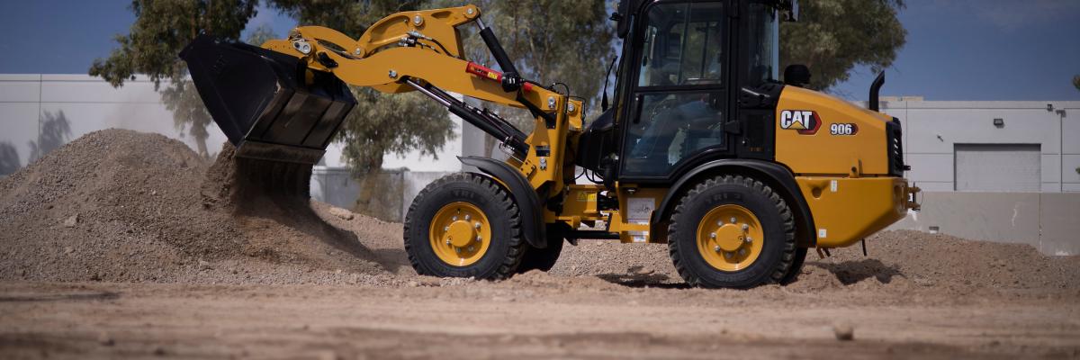 cat 906 wiellader