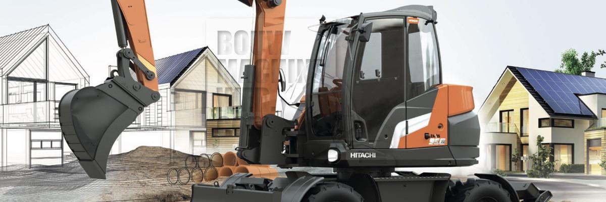 Hitachi ZX 95 W mobiele graafmachine 