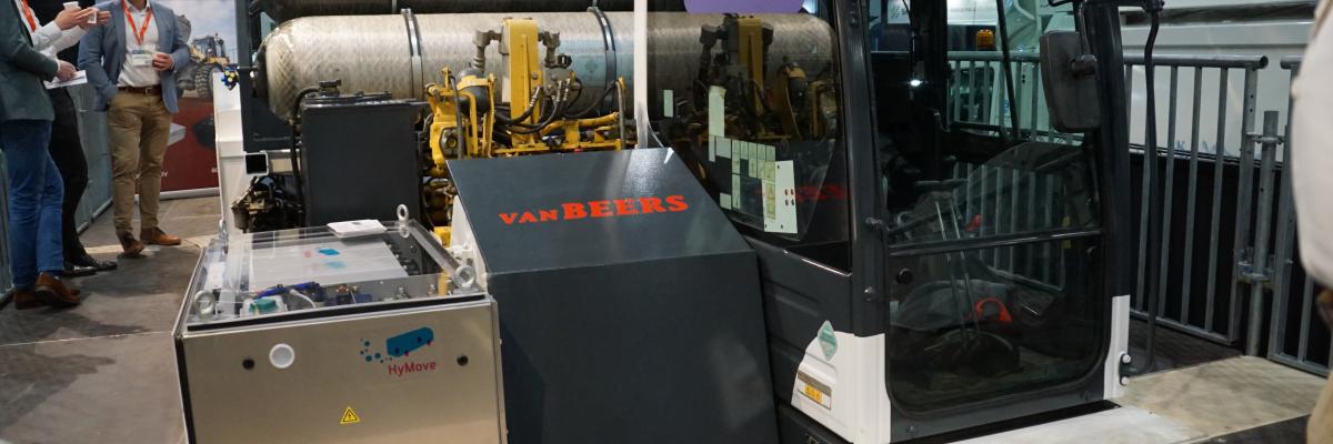 custa waterstofgraafmachine van Van Beers 