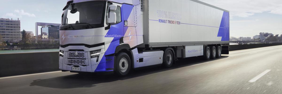 renault elektrische E-tech T  truck 