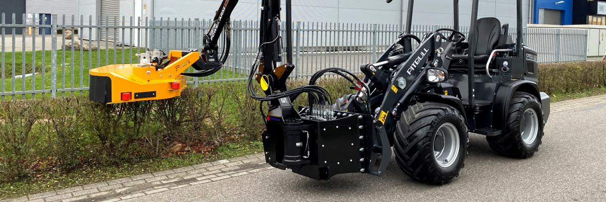 mc connel maaiarm voor compacte wiellader 