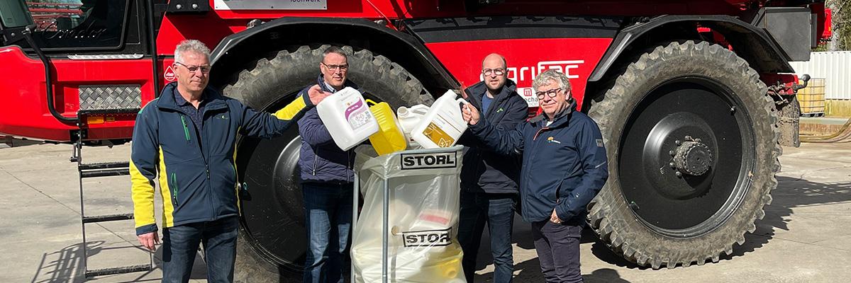 storl, pofytodsd, agrarisch loonwerk, gewasbescherming, verpakkingsmateriaal, inzamelen, 2023