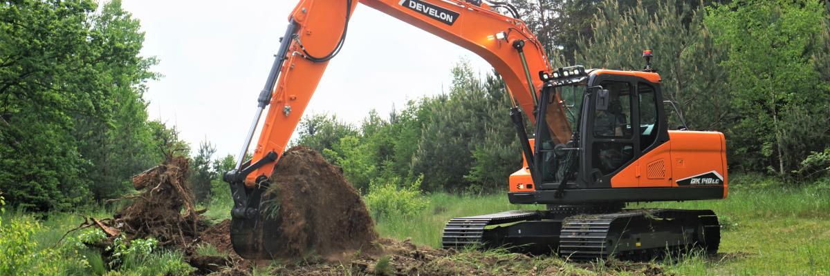 Develon DX120 LC rupsgraafmachine