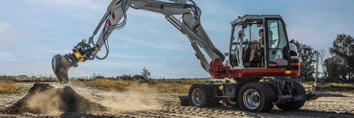 takeuchi TB395 W mobiele graafmachine