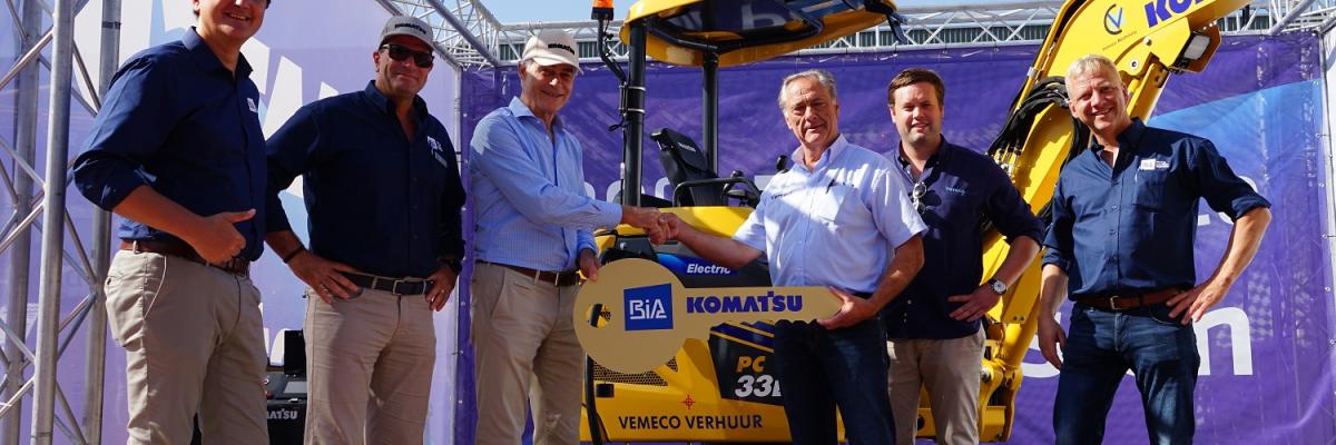 Komatsu PC33E-6 op Matexpo