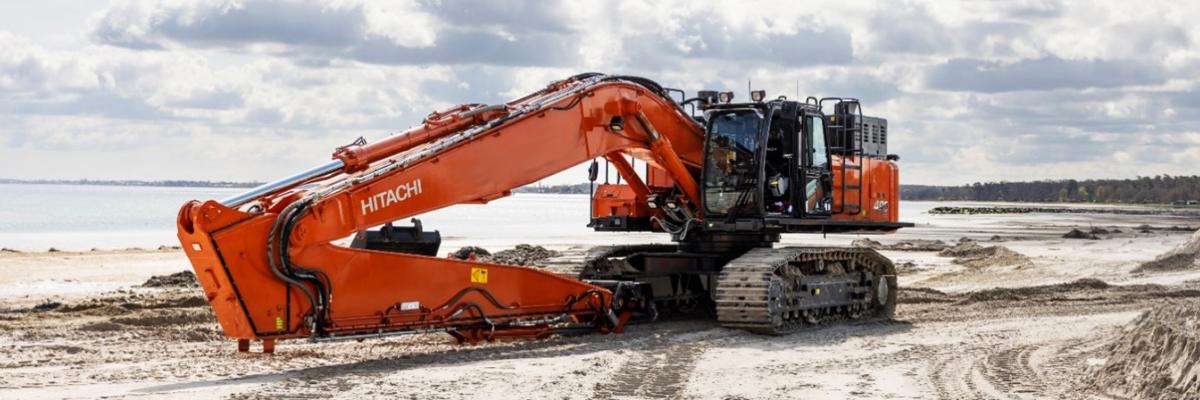 Hitachi ZX490LCH-7 super long front