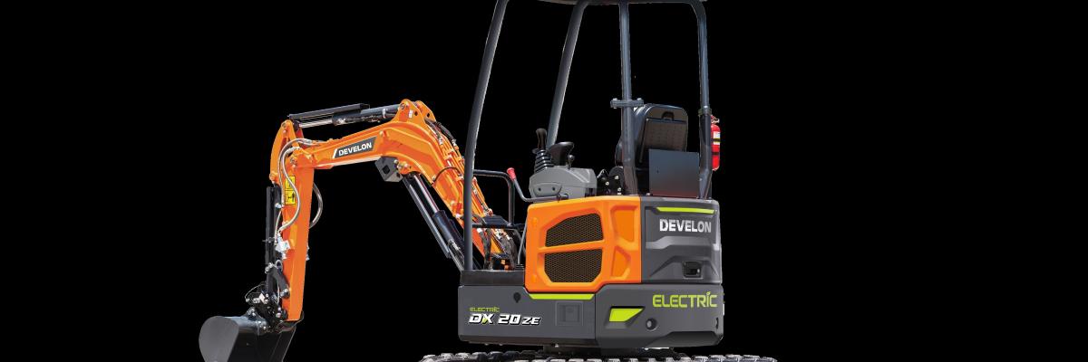 develon elektrische minigraafmachine 