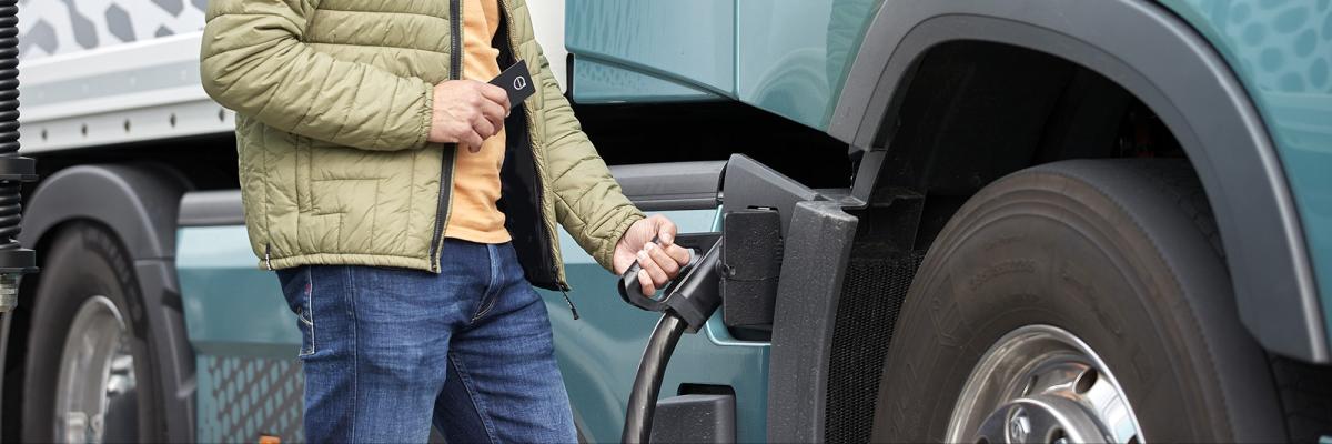 volvo elektrische truck opladen 