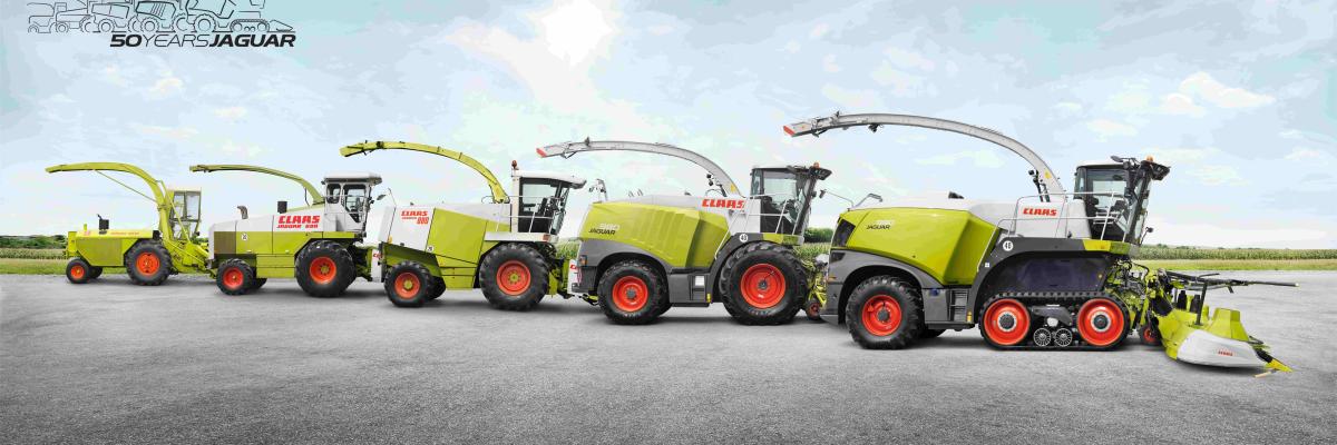claas 50 jaar hakselaars