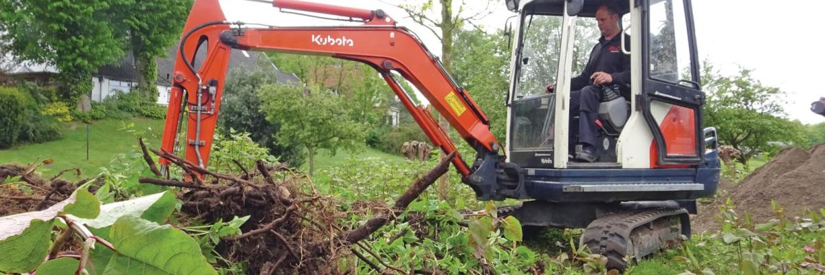 Afgraven