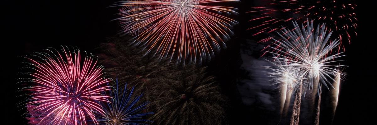 Vuurwerk, 1 januari, jaarwisseling, 2024