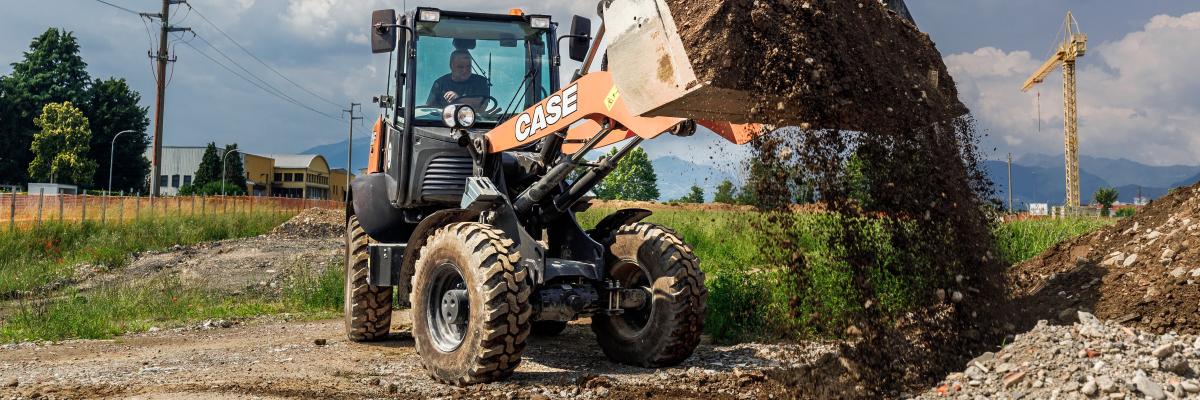 case F serie compacte wiellader 