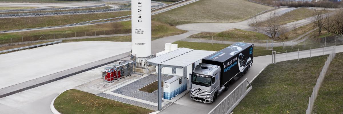 tankstation vloeibare waterstof Linde en Daimler