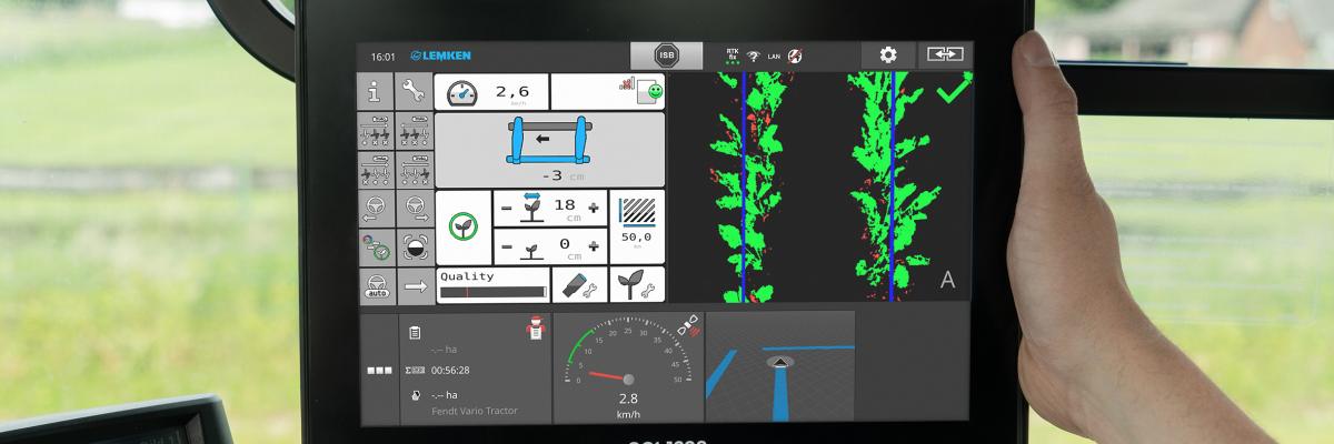lemken IQ blue weeder 